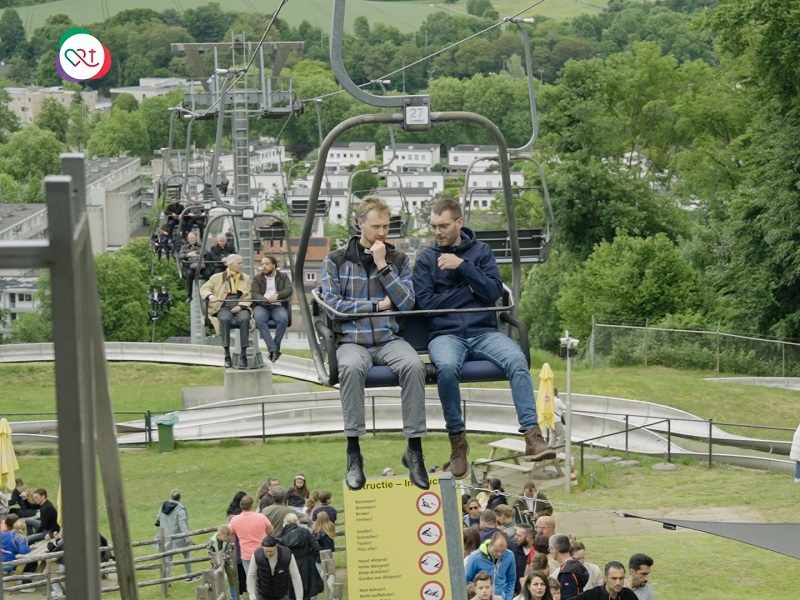 Priesterstudenten dagje uit in Valkenburg
